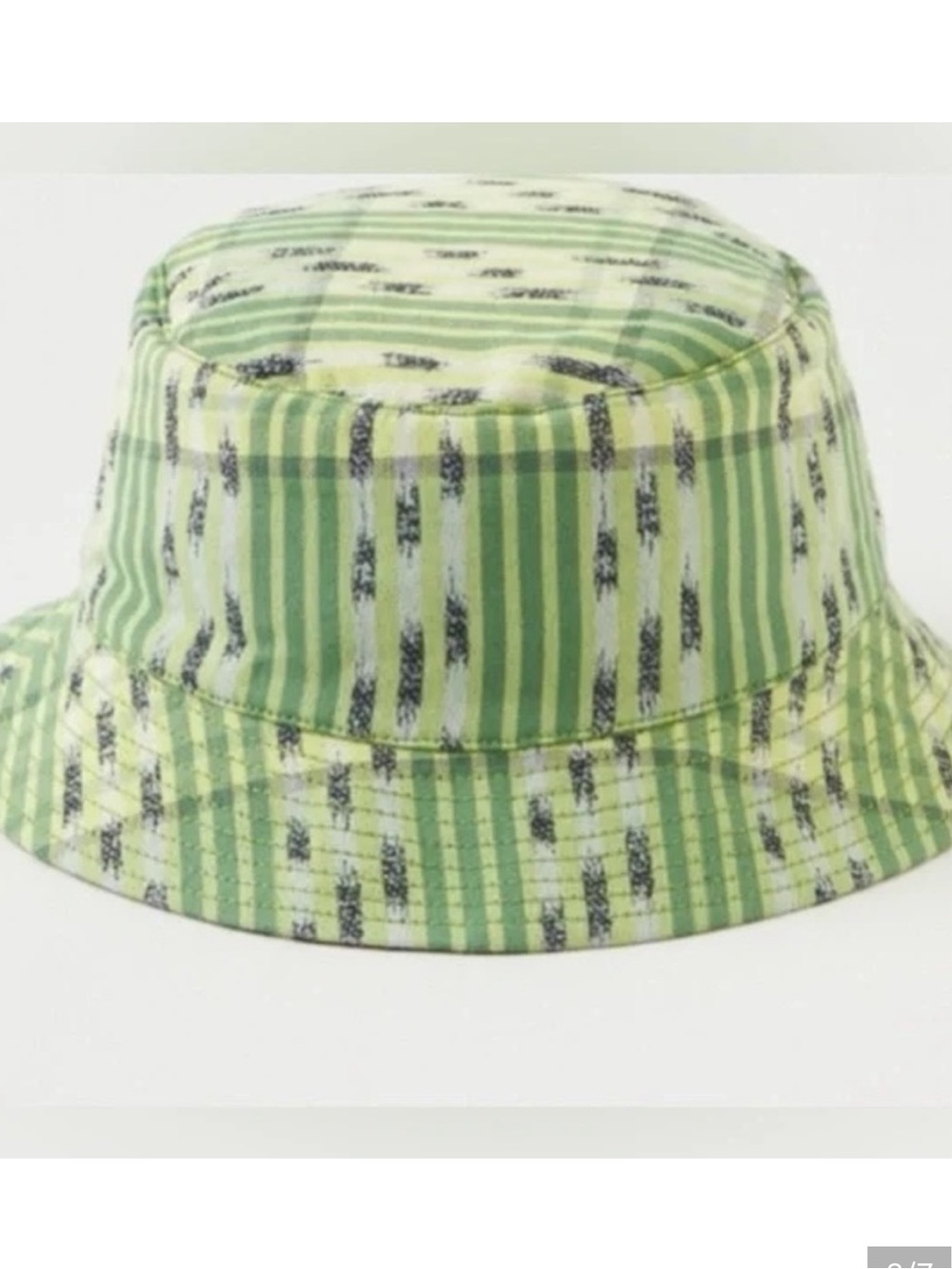 NWT Aerie Reversible Green Patterned Bucket Hat - Picture 6 of 8